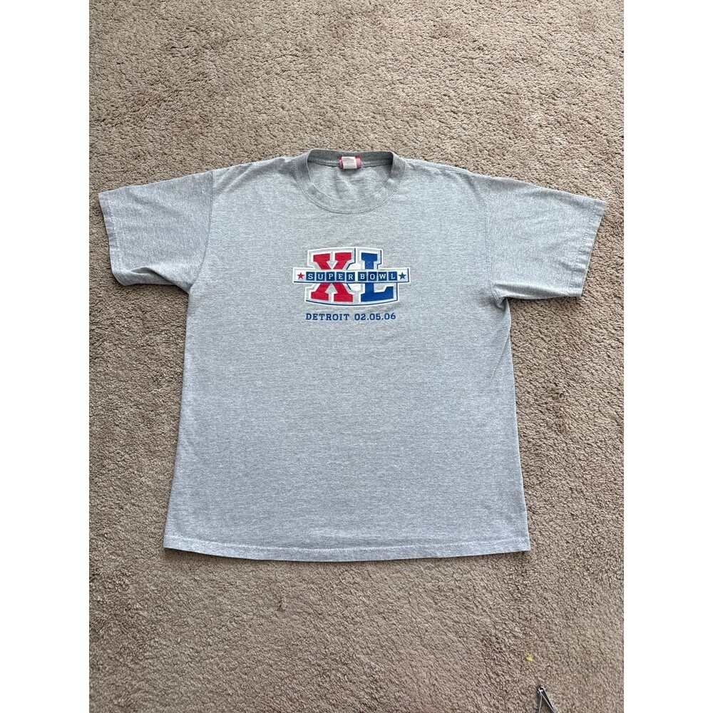 Vintage 2006 Super Bowl Men’s NFL Graphic Tee Size Large